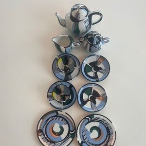 Roy Lichenstein tea set
